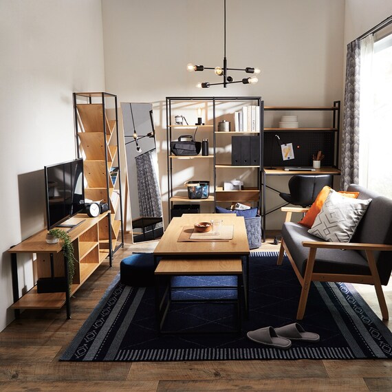 ローボード(KP503 120 LBR/BK) 18枚目画像