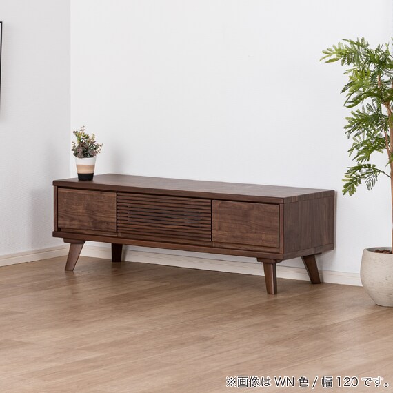 ローボード(SMクロスタイム 幅120cm OAK)【島忠ホームズ商品】 2枚目画像