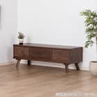 ローボード(SMクロスタイム 幅120cm OAK)【島忠ホームズ商品】 2枚目画像