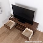 ローボード(SMクロスタイム 幅120cm OAK)【島忠ホームズ商品】 8枚目画像