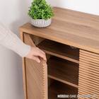 サイドボード(SMクロスタイム 幅80cm WN)【島忠ホームズ商品】 5枚目画像