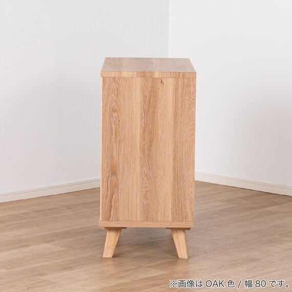 サイドボード(SMクロスタイム 幅80cm WN)【島忠ホームズ商品】 12枚目画像