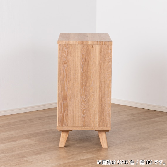 サイドボード(SMクロスタイム 幅80cm WN)【島忠ホームズ商品】 12枚目画像