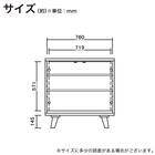 サイドボード(SMクロスタイム 幅80cm WN)【島忠ホームズ商品】 15枚目画像