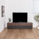 ローボード(SMストーネ 幅150cm MBR)【島忠ホームズ商品】 1枚目画像