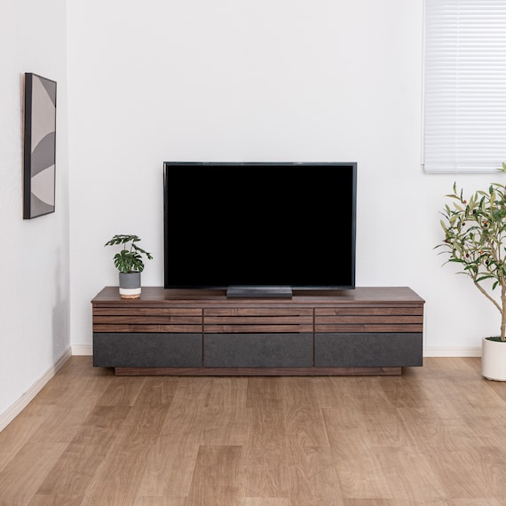 ローボード(SMストーネ 幅150cm MBR)【島忠ホームズ商品】 1枚目画像