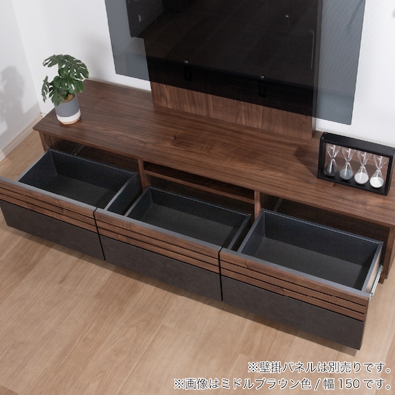 ローボード(SMストーネ 幅150cm MBR)【島忠ホームズ商品】 13枚目画像