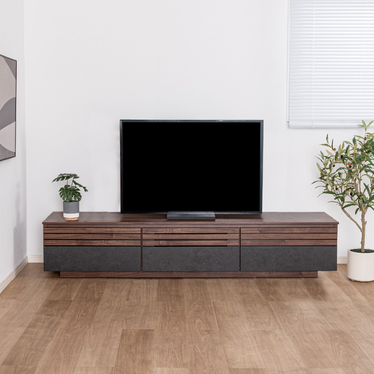 ローボード(SMストーネ 幅150cm MBR)【島忠ホームズ商品】 | ニトリ