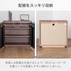 サイドボード(SMストーネ 幅80cm MBR)【島忠ホームズ商品】 6枚目画像