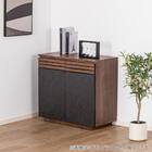 サイドボード(SMストーネ 幅80cm MBR)【島忠ホームズ商品】 8枚目画像