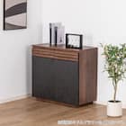 サイドボード(SMストーネ 幅80cm MBR)【島忠ホームズ商品】 8枚目画像