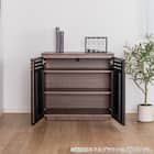 サイドボード(SMストーネ 幅80cm MBR)【島忠ホームズ商品】 10枚目画像