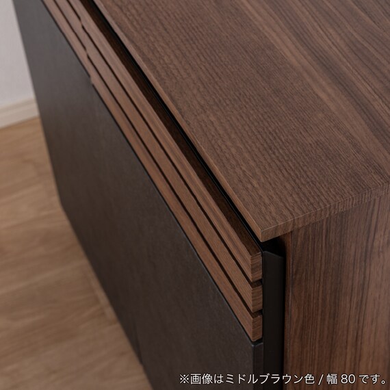 サイドボード(SMストーネ 幅80cm MBR)【島忠ホームズ商品】 13枚目画像