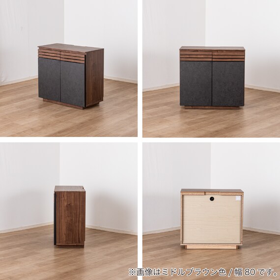 サイドボード(SMストーネ 幅80cm MBR)【島忠ホームズ商品】 15枚目画像