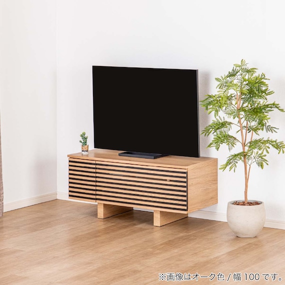 ローボード(SMバイレ 幅100cm WN)【島忠ホームズ商品】 2枚目画像