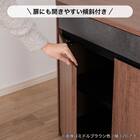 サイドボード(ブライト2 幅80cm ブラック/グレー)【島忠ホームズ商品】 2枚目画像