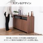 サイドボード(ブライト2 幅80cm ブラック/グレー)【島忠ホームズ商品】 3枚目画像