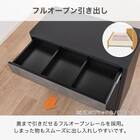 サイドボード(ブライト2 幅80cm ブラック/グレー)【島忠ホームズ商品】 5枚目画像