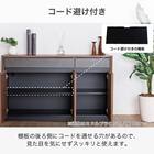 サイドボード(ブライト2 幅80cm ブラック/グレー)【島忠ホームズ商品】 9枚目画像