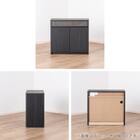 サイドボード(ブライト2 幅80cm ブラック/グレー)【島忠ホームズ商品】 18枚目画像