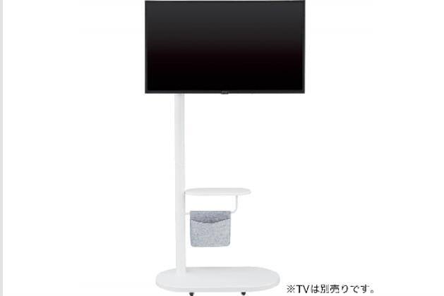 組立済 キャスター付テレビスタンド ホワイト A DSJ611 引き取りも歓迎 ｷｬｽﾀｰﾂｷTVｽﾀﾝﾄﾞ LU121 60WH | ニトリネット【公式】 家具・インテリア通販