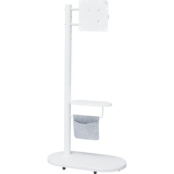 キャスター付きテレビスタンド(LU121 60 WH) 5枚目画像