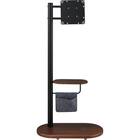 キャスター付きテレビスタンド(LU121 60 BK) 4枚目画像