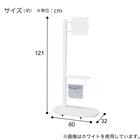 キャスター付きテレビスタンド(LU121 60 BK) 8枚目画像