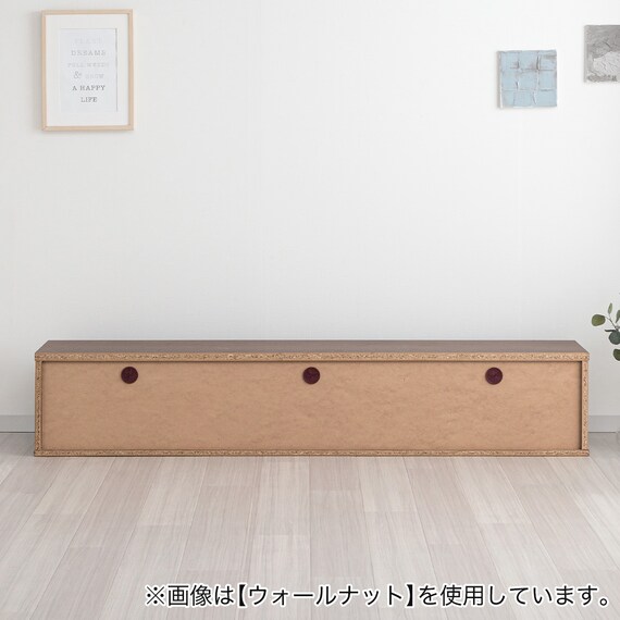 日本製 組立不要 完成品 テレビボード (幅180cm グレー) 6枚目画像