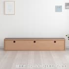 日本製 組立不要 完成品 テレビボード (幅180cm グレー) 6枚目画像