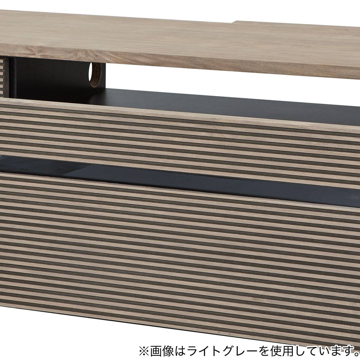 ニトリ　テレビボード ハイテレビボード2点セット(UF01 120 /トールキャビネット45D-L GY