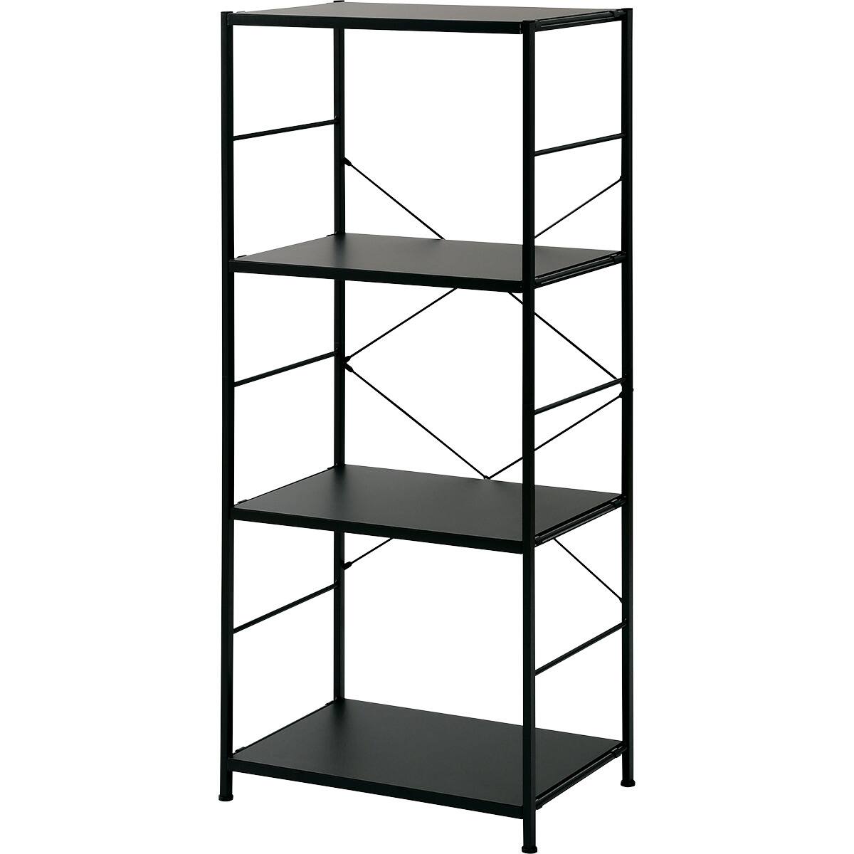 シェルフ(DS601 6040 4段 BK/MBR) | ニトリネット【公式】 家具