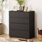 ローチェスト(クエス 80-4LC BK) 1枚目画像