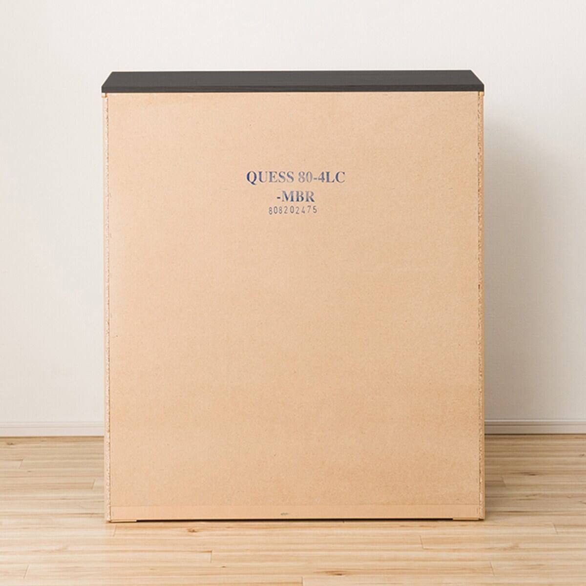 ローチェスト(クエス 80-4LC BK) | ニトリネット【公式】 家具 ローチェスト(クエス 80-4LC BK) | ニトリネット【公式】 家具