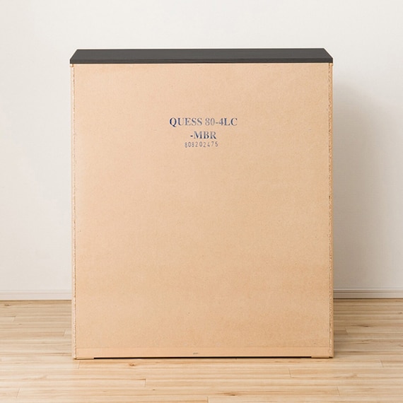 ローチェスト(クエス 80-4LC BK) 11枚目画像