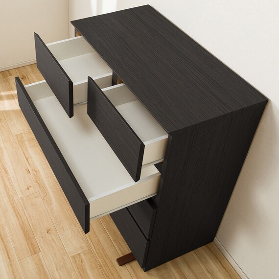 ローチェスト(クエス 80-4LC BK) 13枚目画像