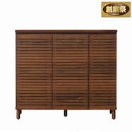 天然木工芸突板シューズボックス(110L WAL)【期間限定価格:11/28~1/5まで】