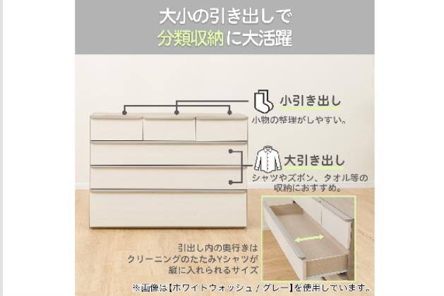 ﾛｰﾁｪｽﾄﾆｰｽﾞ3 120LC WW/GY | ニトリネット【公式】 家具・インテリア通販