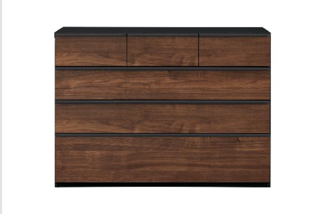 【miwa】ニトリ ローチェスト ニーズ3 120LC MBR/BK ﾛｰﾁｪｽﾄﾆｰｽﾞ3 120LC MBR/BK | ニトリネット【公式】 家具