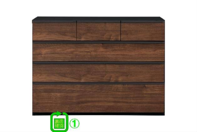 ニトリ ローチェスト ニーズ3 120LC MBR/BK ﾛｰﾁｪｽﾄﾆｰｽﾞ3 120LC MBR/BK | ニトリネット【公式】 家具・インテリア通販