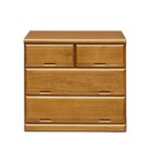 桐クローゼットチェスト(75-3A LBR) 1枚目画像