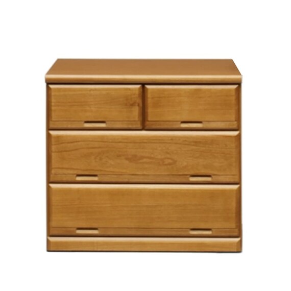 桐クローゼットチェスト(75-3A LBR) 1枚目画像