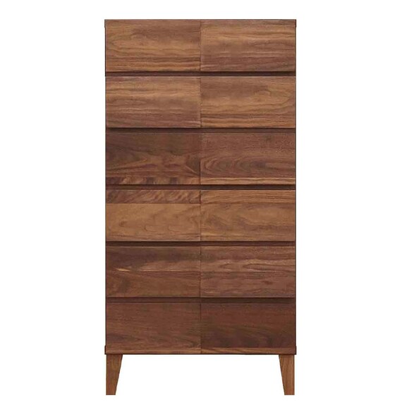 モダンスタイルチェスト(ウォールナット 58-6) 1枚目画像