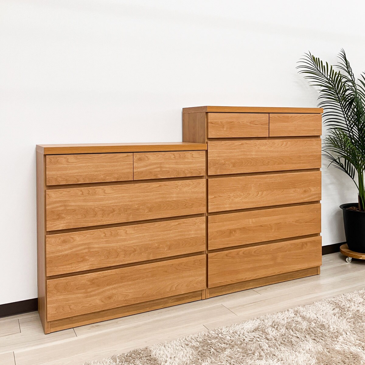 多サイズ薄型チェスト(幅59.5cm 4段 NA) | ニトリネット【公式】 家具