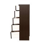 多サイズ薄型チェスト(幅59.5cm 5段 BR) 2枚目画像