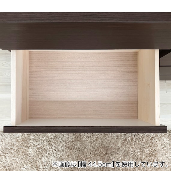 多サイズ薄型チェスト(幅59.5cm 5段 BR) 6枚目画像