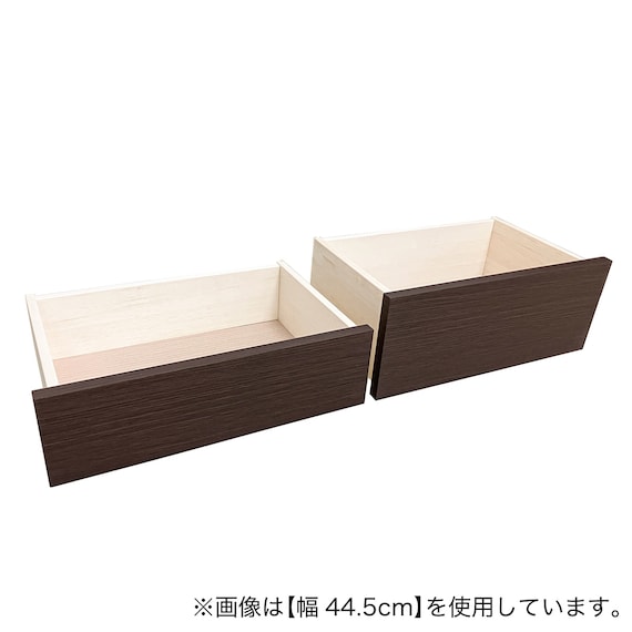 多サイズ薄型チェスト(幅59.5cm 5段 BR) 9枚目画像