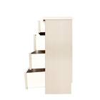 多サイズ薄型チェスト(幅75cm 4段 WH) 2枚目画像