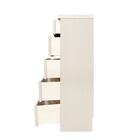 多サイズ薄型チェスト(幅75cm 5段 WH) 2枚目画像