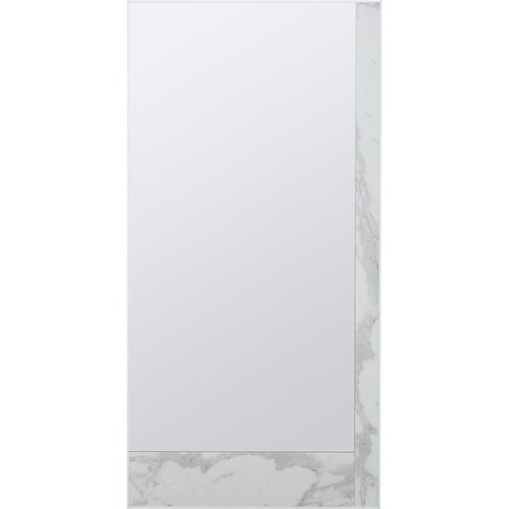 セラミック使用 立てかけミラー(セーラル 895 WH) 2枚目画像